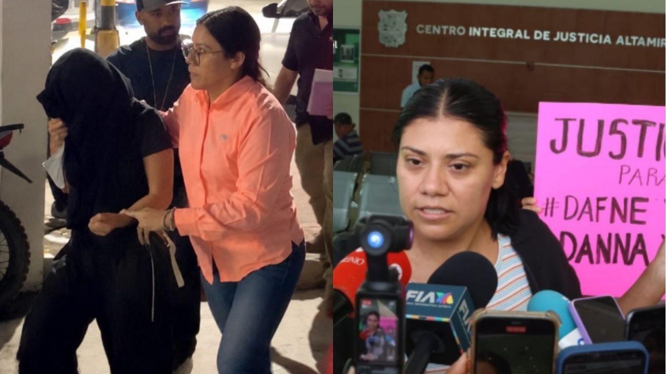 Mamá de Dafne pide a Danna, veracruzana detenida, decir la verdad