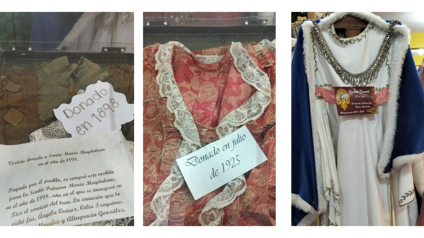 Museo resguarda más de mil 400 vestidos dedicados a Santa María Magdalena en Xico