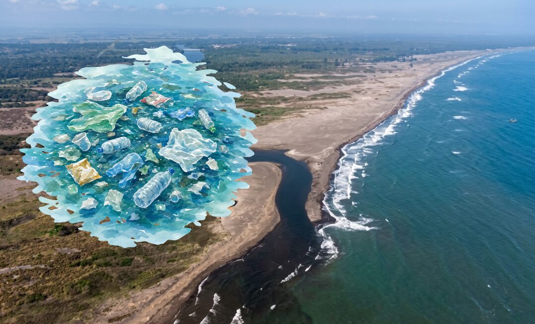 Pescadores hallan 5 km de palizada en desembocadura de río La Antigua