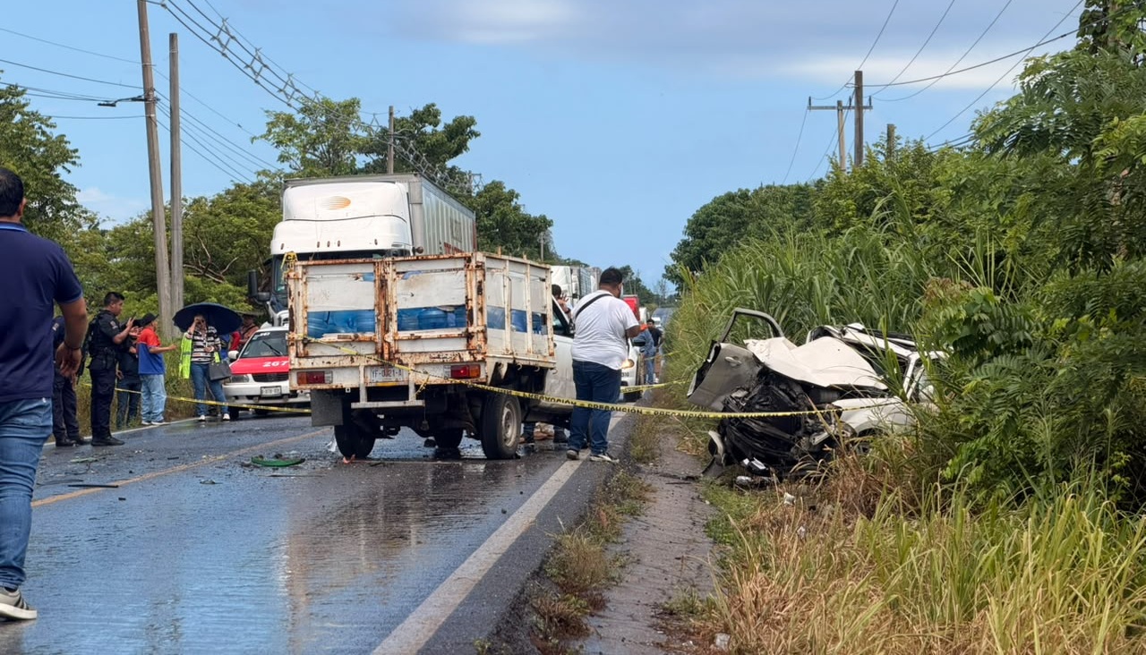 Trágico choque: dos mujeres mueren sobre la carretera Coatzacoalcos-Minatitlán