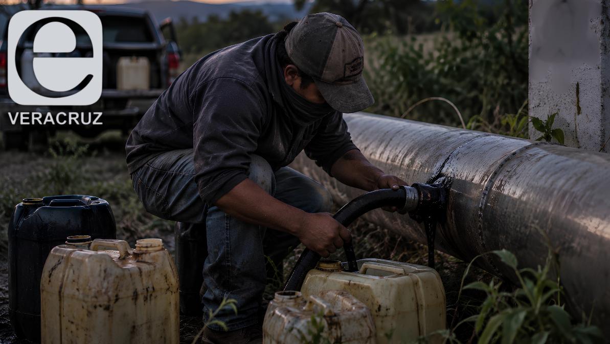 FGR detiene a menor con 20 litros de diésel ilegal en Tecolutla