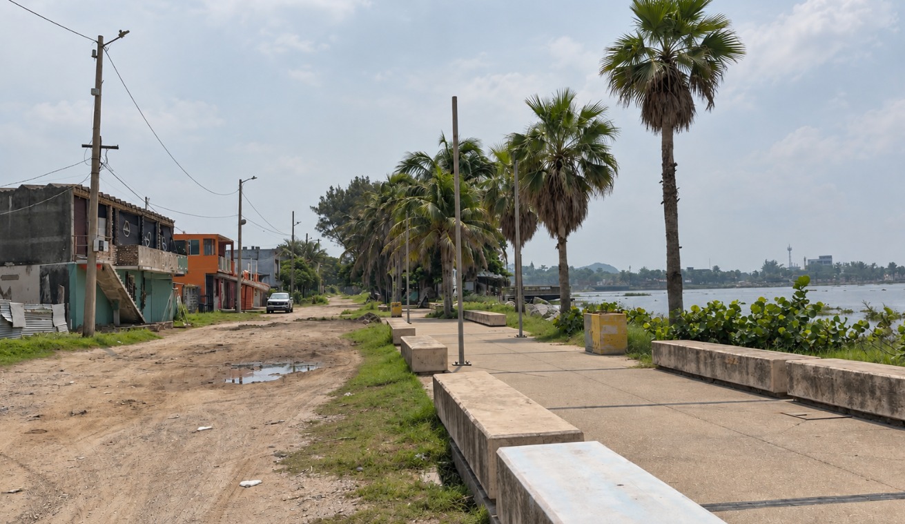 Roban cable y lámparas en Coatzacoalcos; dejan zonas sin alumbrado