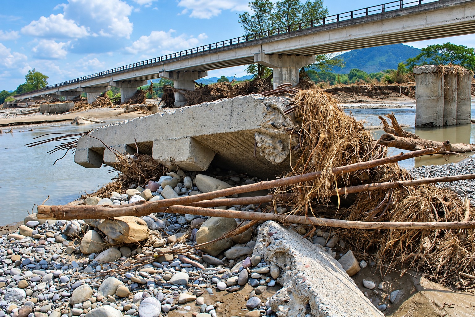 Un año después, SICT rehabilitará 36 caminos y 18 puentes dañados en Veracruz