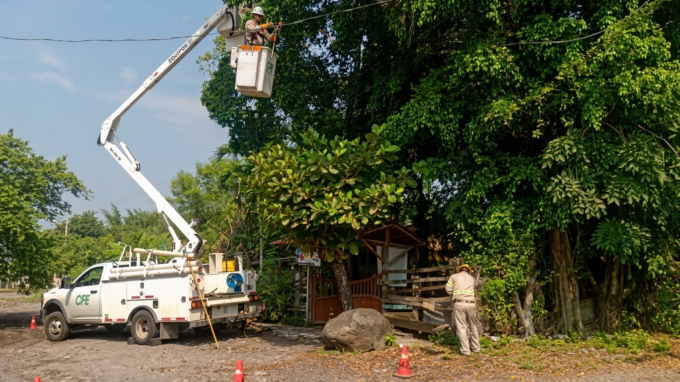 Llevaban 96 horas sin luz: pobladores bloquean la Camarón de Tejeda-Paso del Macho