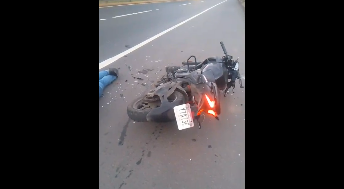 Muere motociclista sobre la carretera Xalapa-Veracruz