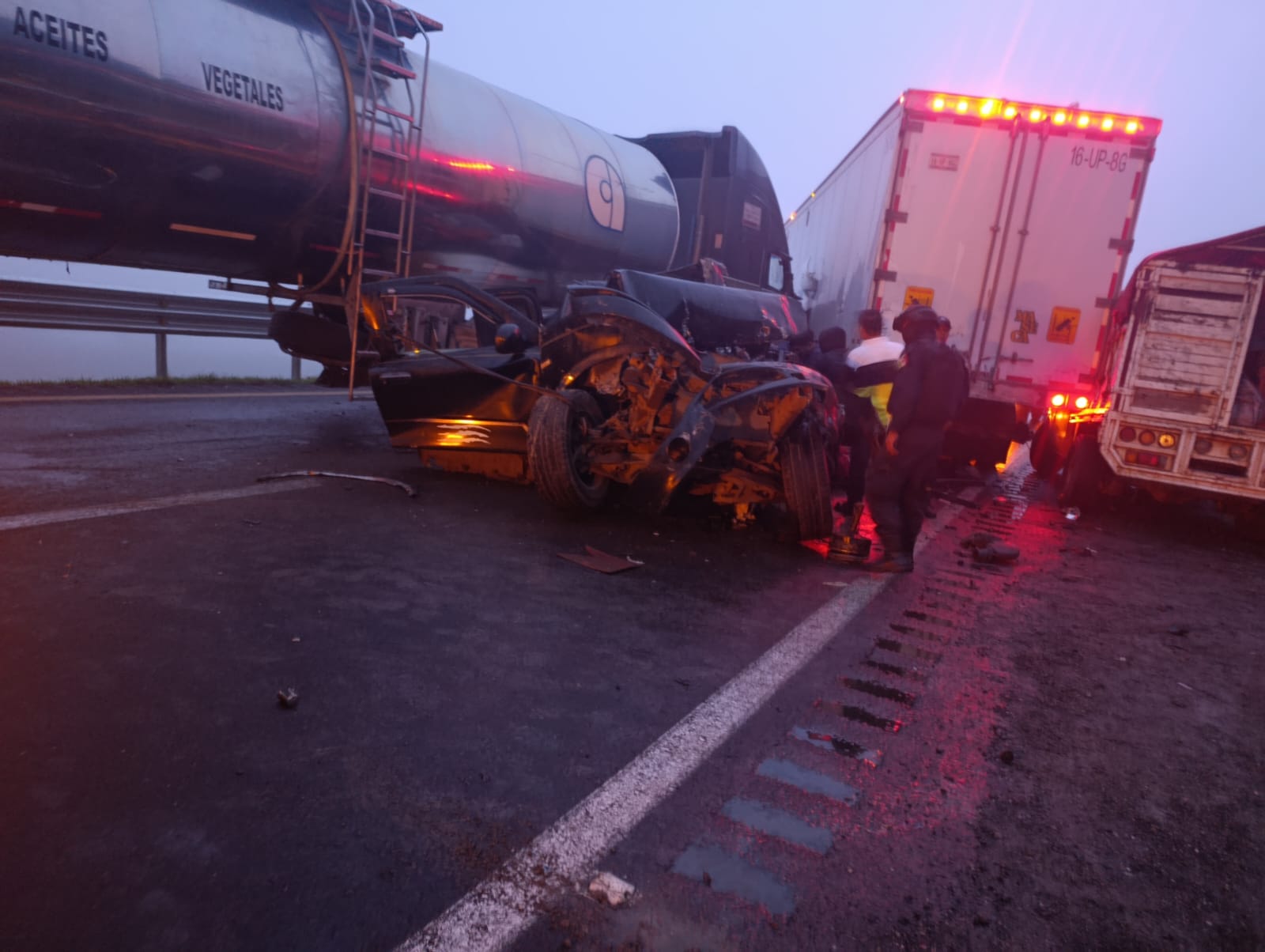 Accidente múltiple en Maltrata deja una persona muerta y cinco heridas