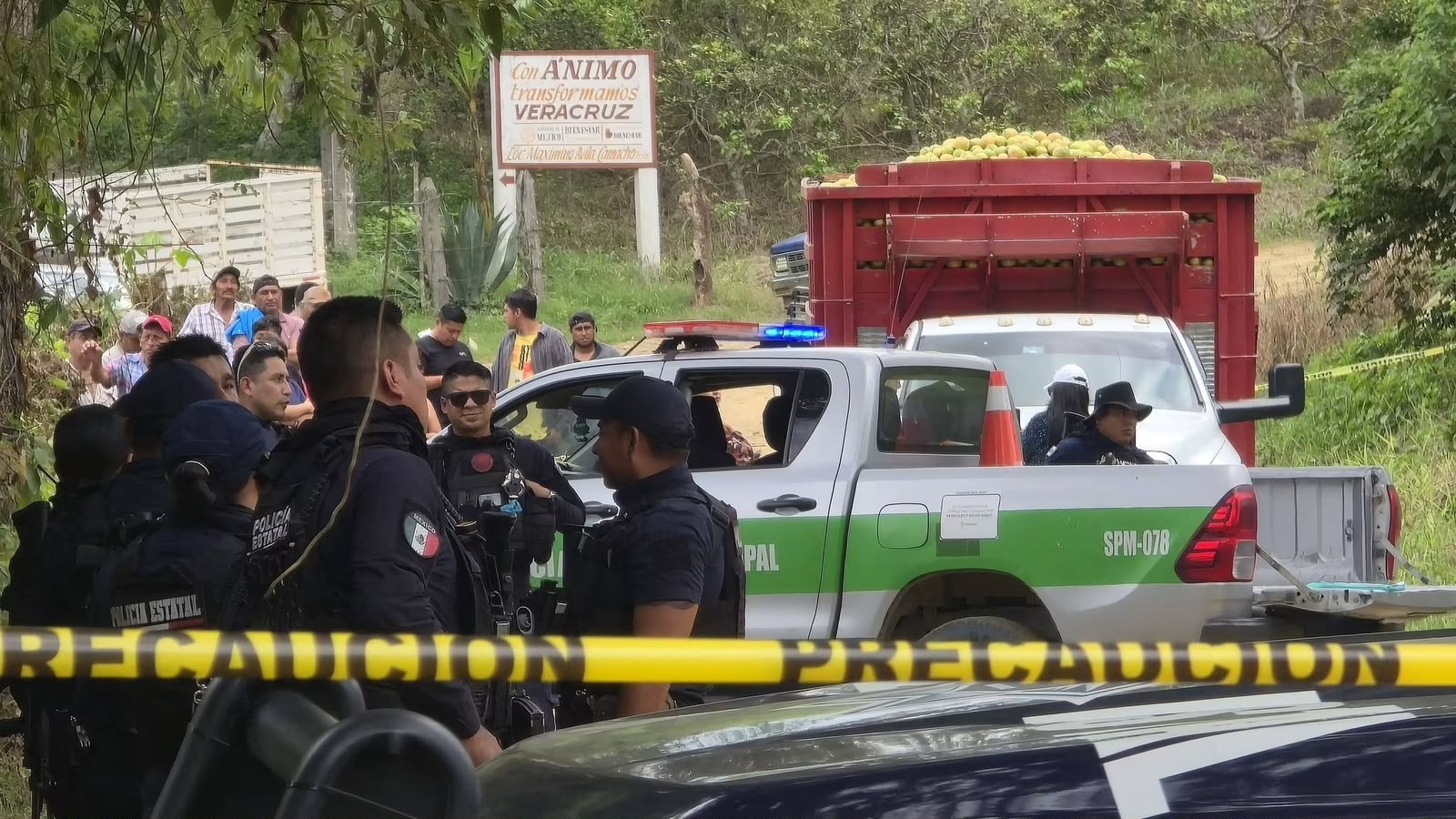 Asesinan a joven durante presunto robo en báscula de naranjas en Tecolutla