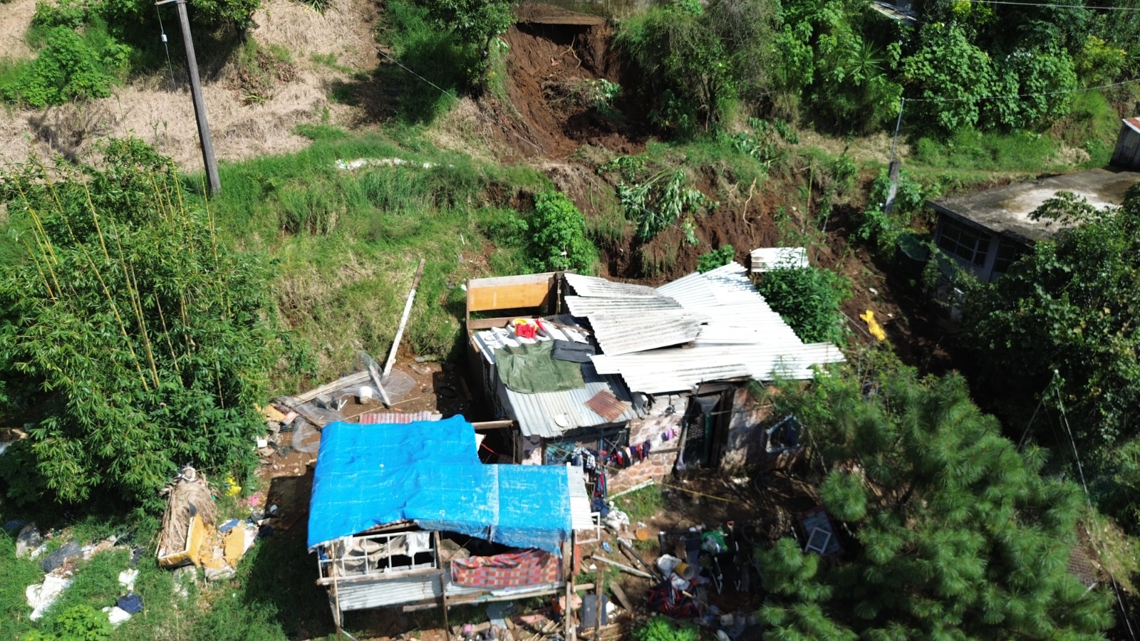 En Xalapa, 10 casas están en alto riesgo; aquí se encuentran ubicadas