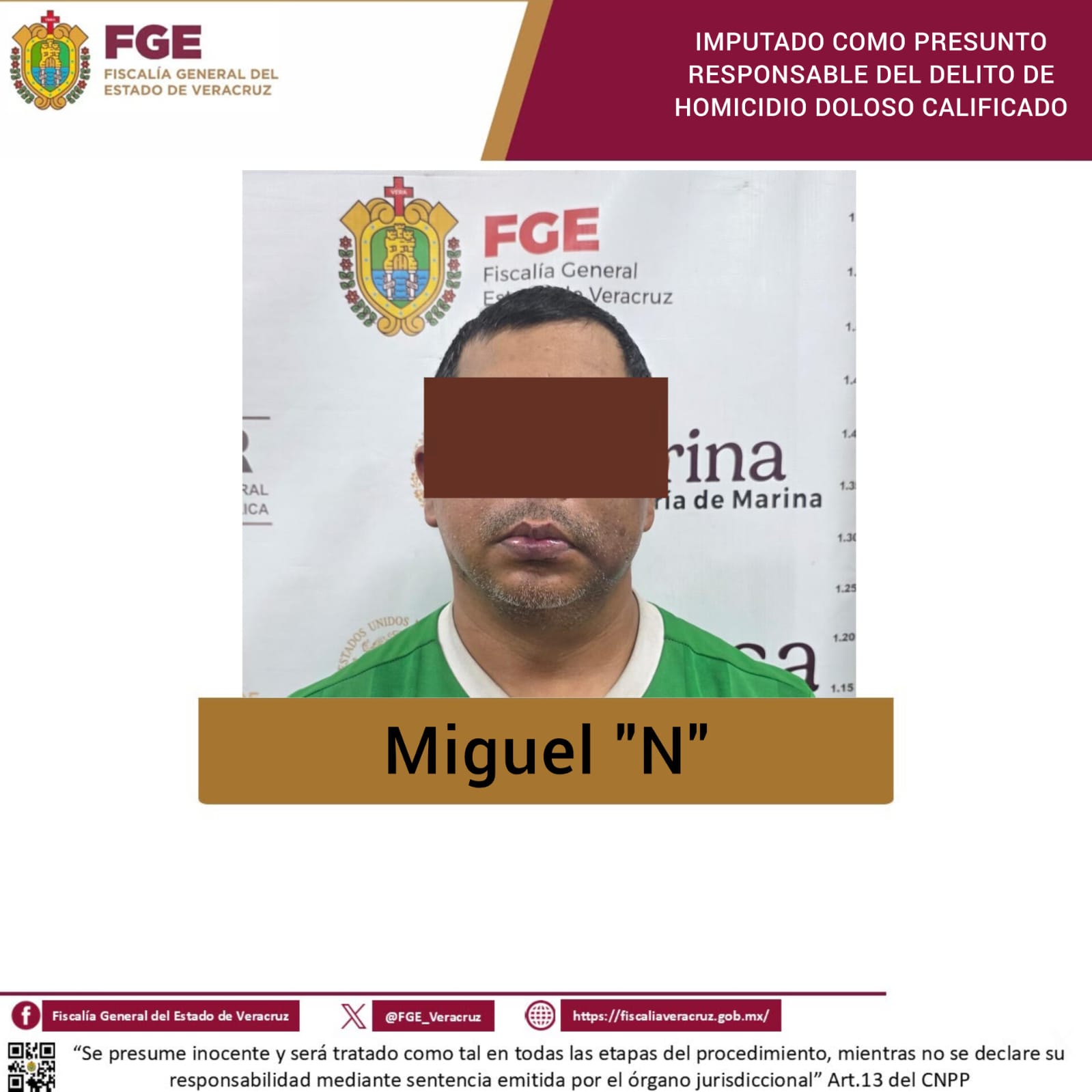 Imputan a Miguel “N” por asesinato del profesor Edgar Giovanni Aguirre en Xalapa