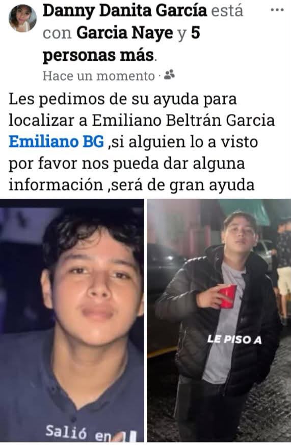 Familia acusa a policías por la desaparición de Emiliano, en San Rafael