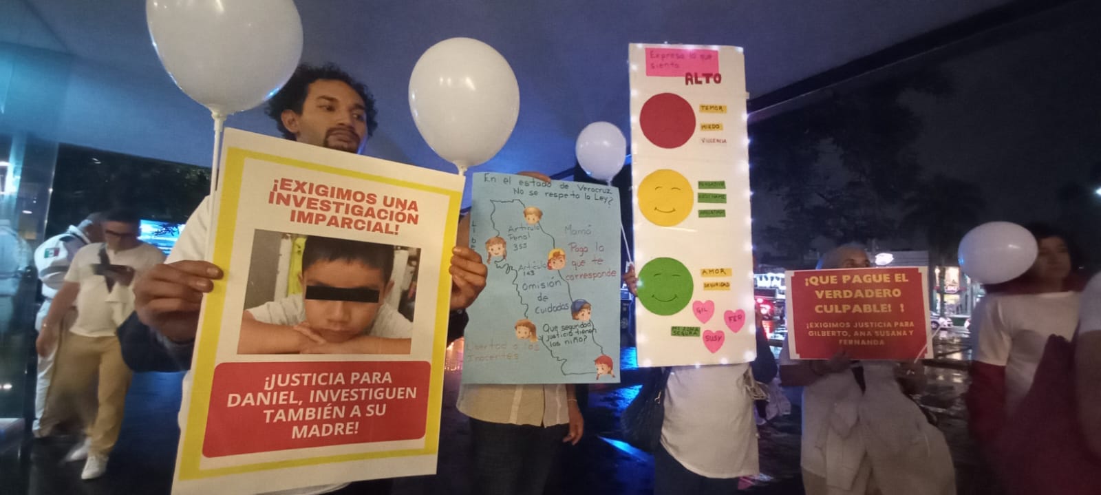 Caso Daniel Maximiliano: familiares de detenidos marchan en Xalapa para exigir justicia