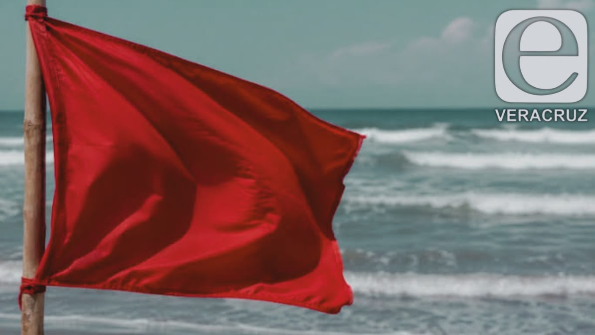 Cierran playas en Veracruz-Boca del Río por Norte de 120 km/h; prevén lluvias de 300 mm