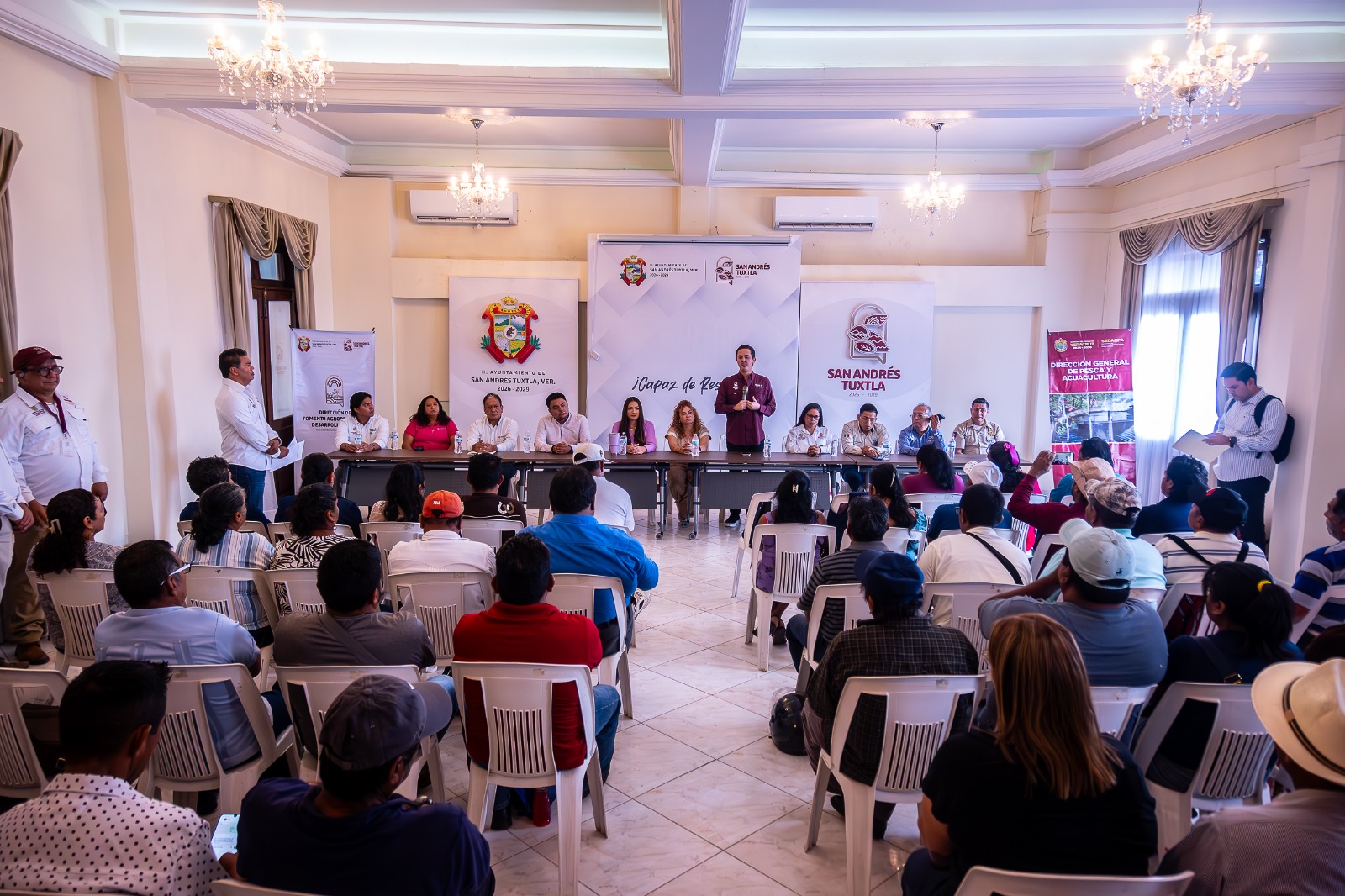 Instalan en San Andrés Tuxtla Mesa Interinstitucional para el Ordenamiento Pesquero y Acuícola de Los Tuxtlas