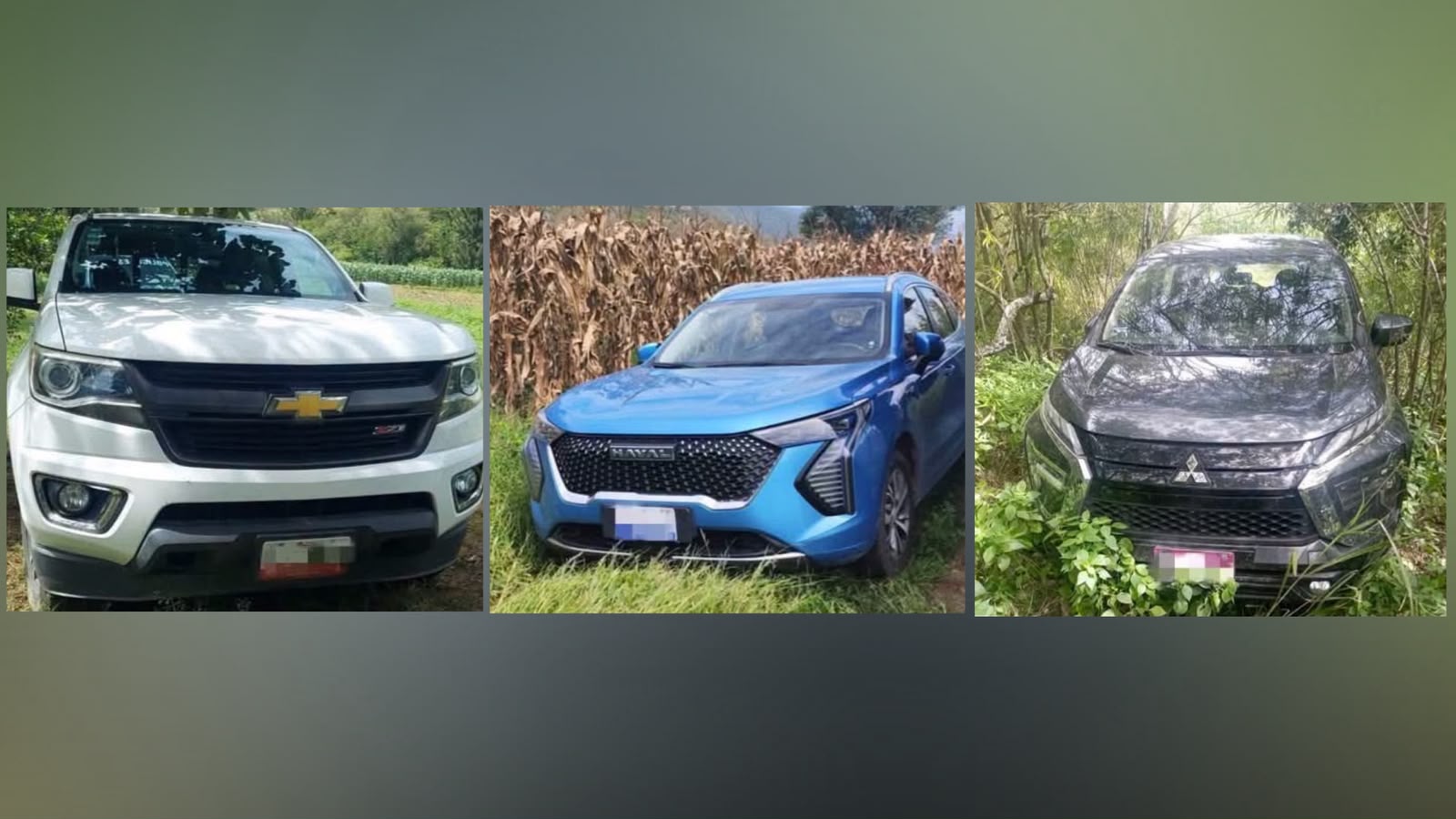 Recuperan tres de cuatro vehículos robados a familias en las Cumbres de Maltrata